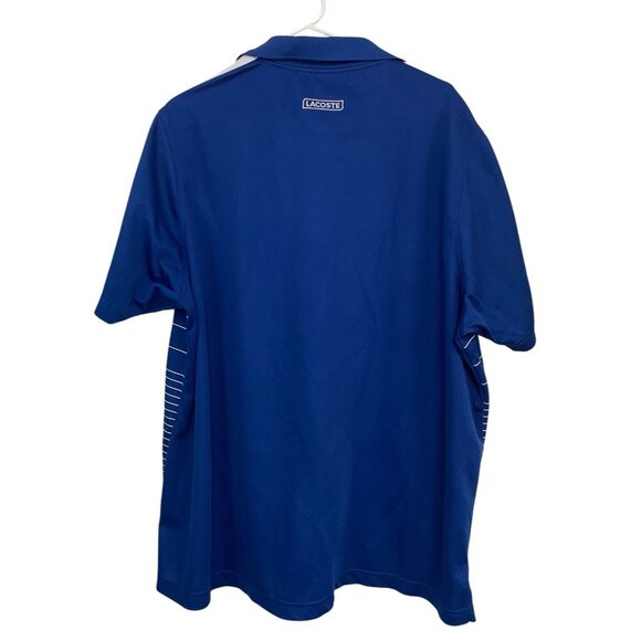 Lacoste Sport Andy Roddick Men’s Tennis Polo Shirt 4XL Striped Pullover 9 - Picture 3 of 10